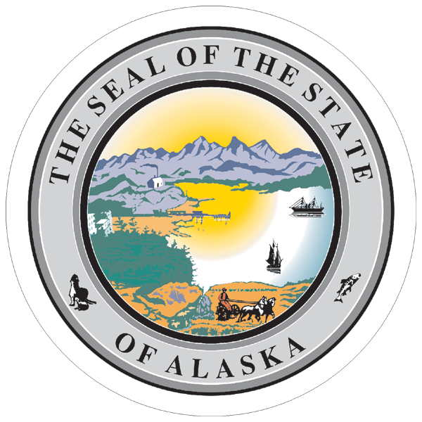 Alaska | Coat of arms as sticker