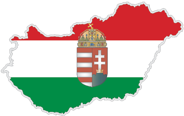 Hungary (2) | Flag cut to Contour