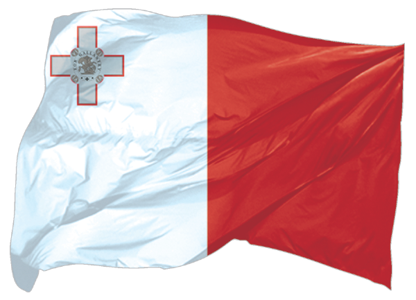 Malta | waving flag as sticker