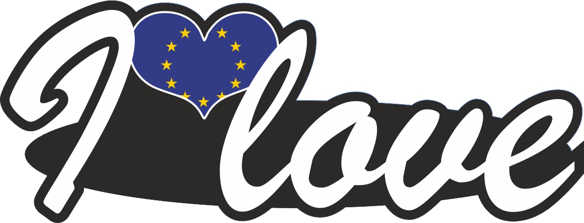 Europäische Union | I love ... Aufkleber