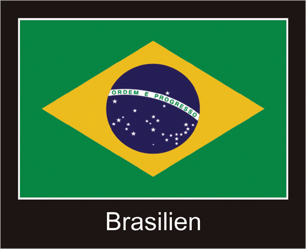 Brazil | Sticker with black design