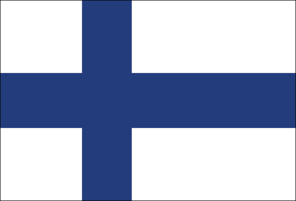 Finnland | Flagge -gleiche Größe