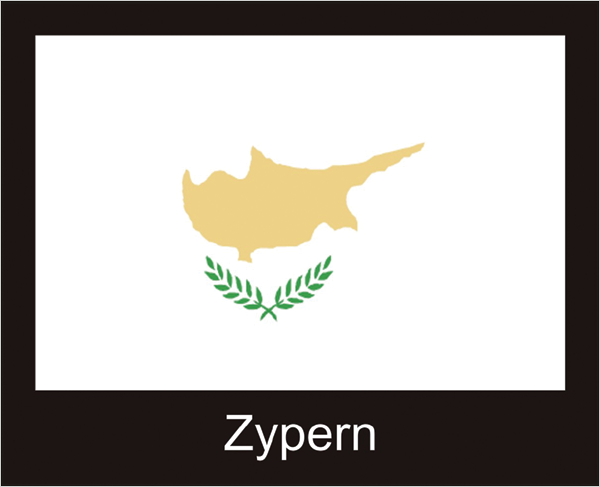 Cyprus | Sticker with black design