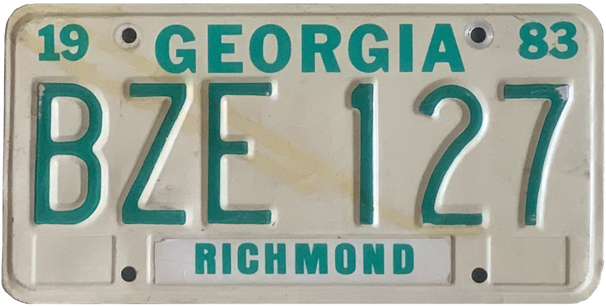 USA license plate | Georgia.3