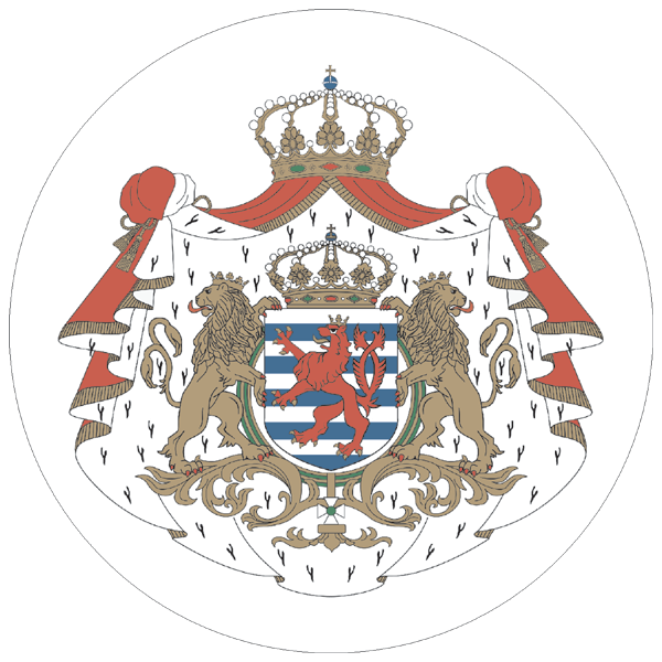 Luxembourg | Coat of arms as sticker