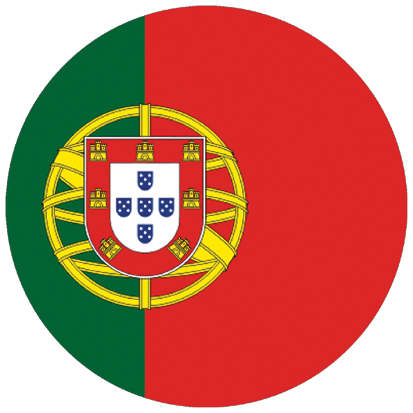 Portugal | rund geschnittener Aufkleber