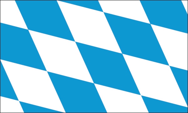 Bayern (Rautenflagge) | normaler Aufkleber