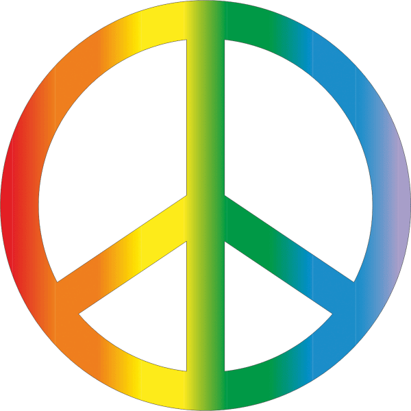 Trendline-Aufkleber - Peace