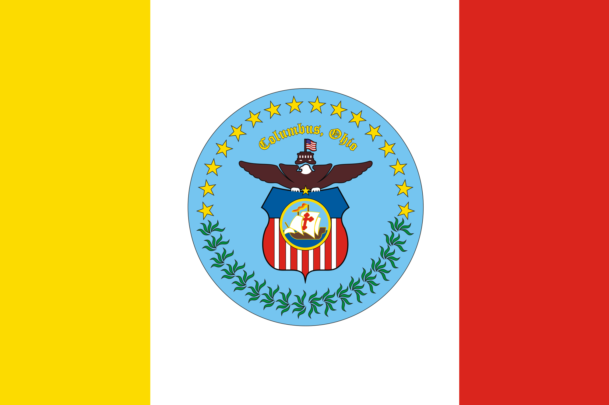 City flag Columbus (Ohio)